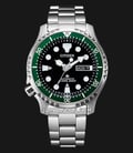 Citizen Promaster NY0084-89E Fugu Automatic Men Black Dial Stainless Steel Strap-0