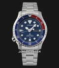 Citizen Promaster NY0086-83L Marine Fugu Automatic Divers 200M Blue Dial Stainless Steel Strap-0