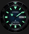 Citizen Promaster NY0129-07L Automatic Diver Blue Dial Black Polyurethane Strap-3