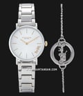 Coach Park Perry 14000064 Ladies Silver Dial Stainless Steel Strap + Bracelet-0