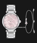 Coach Park Perry 14000075 Ladies Pink Mother Of Pearl Dial Stainless Steel Strap + Bracelet-0