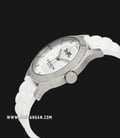 Coach Maddy 14502218 Ladies Silver Dial White Rubber Strap-1