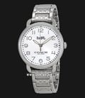 Coach 14502495 Delancey Ladies Silver Dial Stainless Steel Strap-0