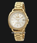 Coach 14502589 Tatum Ladies Silver Dial Gold Stainless Steel Strap-0
