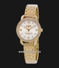 Coach Delancey 14502766 Ladies Silver Dial Gold Stainless Steel Strap-0