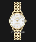 Coach Delancey Slim 14502782 Ladies Silver Dial Gold Stainless Steel Strap-0