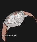 Coach 14502799 Delancey Ladies Silver Dial Pink Leather Strap-1