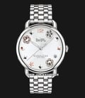 Coach 14502810 Delancey Ladies Silver Dial Stainless Steel Strap-0