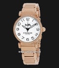 Coach Madison 14502856 Ladies White Dial Rose Gold Stainless Steel Strap-0
