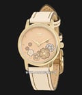 Coach 14503059 Grand Ladies Rose Gold Dial Beige Leather Strap-0