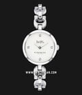 Coach 14503077 Signature Ladies Silver Dial Stainless Steel Strap-0
