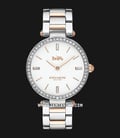 Coach 14503095 Park Ladies White Dial Dual Tone Stainless Steel Strap-0
