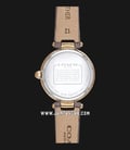 Coach 14503104 Park Ladies White Mother of Pearl Dial Grey Leather Strap-1