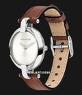 Coach 14503198 Chrystie Ladies Silver Dial Brown Leather Strap-0