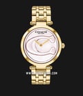 Coach 14503211 Park Ladies Silver Dial Gold Stainless Steel Strap-0