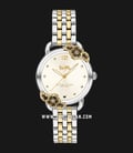 Coach Delancey 14503212 Gold Dial Dual Tone Stainless Steel Strap-0