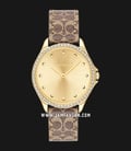 Coach 14503218 Astor Ladies Gold Dial Dual Tone Leather Strap-0