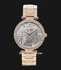 Coach Park 14503223 Ladies Multicolor Dial Rose Gold Stainless Steel Strap-0