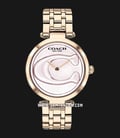 Coach 14503234 Park Ladies Silver Dial Gold Stainless Steel Strap-0