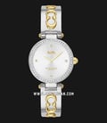 Coach Park 14503277 Ladies Silver Dial Dual Tone Stainless Steel Strap-0
