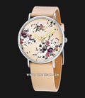 Coach Perry 14503293 Ladies Beige Floral Dial Beige Leather Strap-0