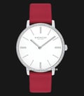 Coach Audrey 14503427 Ladies White Dial Red Leather Strap-0