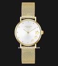 Coach Perry 14503521 Ladies Silver Dial Gold Mesh Strap-0