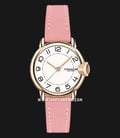Coach Arden 14503615 Ladies White Dial Pink Leather Strap-0