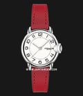 Coach Arden 14503618 Ladies White Dial Red Leather Strap-0