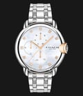 Coach Arden 14503680 Ladies Mother Of Pearl Dial Stainless Steel Strap-0