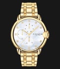 Coach Arden 14503681 Ladies Mother Of Pearl Dial Gold Stainless Steel Strap-0