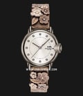 Coach Arden 14503720 Ladies White Dial Brown Floral Leather Strap-0