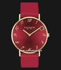 Coach Perry 14503722 Ladies Red Dial Red Leather Strap-0