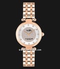 Coach Park 14503736 Ladies Silver With Crystals Dial Rose Gold Stainless Steel Strap-0