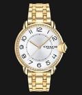 Coach Arden 14503810 Ladies Silver Dial Gold Stainless Steel Strap-0