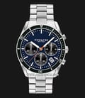 Coach Thompson 14602383 Chronograph Men Blue Dial Stainless Steel Strap-0
