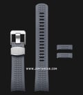 Strap Crafter Blue CB11 Series CB11-GREY 22mm Curved End Rubber Strap - SKX - Seiko 5-0