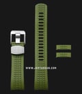 Strap Crafter Blue Turtle CB12-GREEN 22mm Curved End Rubber Strap - Seiko Turtle-0
