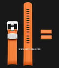 Strap Crafter Blue MM200 CB13-Orange 20mm Curved End Rubber Strap - Seiko MM200 Series-0