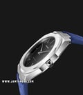 D1 Milano Ultra Thin Classic D1-A-UT03 Black Dial Blue Panarea Suede Leather Strap-1
