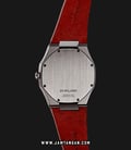 D1 Milano Ultra Thin Classic A-UT06 Black Dial Red Modena Suede Leather Strap-3