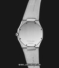 D1 Milano Ultra Thin Classic D1-A-UTL02 Silver Dial Grey Carrara Suede Leather Strap-3