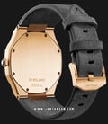 D1 Milano Ultra Thin Classic D1-A-UTL05 Rose Gold Dial Grey Venice Suede Leather Strap-2