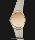 D1 Milano Ultra Thin Classic D1-A-UTL06 Rose Gold Dial White Lipari Suede Leather Strap-3