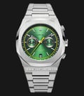 D1 Milano Cronografo D1-CHBJ10 Chronograph Green Dial Stainless Steel Strap-0