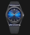 D1 Milano Carbonlite D1-CLRJ04 Blue Sunray Dial Black Silicone Strap-0