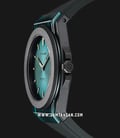 D1 Milano Carbonlite D1-CLRJ05 Green Sunray Dial Black Silicone Strap-1