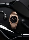 D1 Milano Mechanical D1-ATBJ03 Black Dial Rose Gold Stainless Steel Strap-4