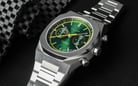 D1 Milano Cronografo D1-CHBJ10 Chronograph Green Dial Stainless Steel Strap-6
