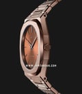 D1 Milano Ultra Thin D1-UTBJ10 Chocolate Brown Dial Brown Stainless Steel Strap-1